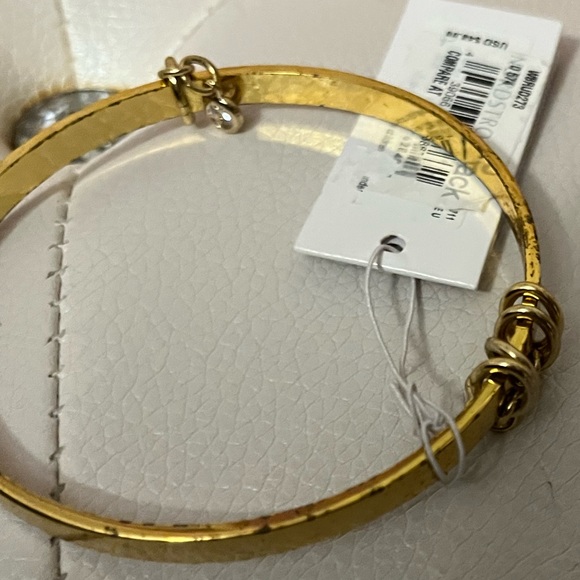 Kate Spade ‘How Charming’ Gold Plated Charm Bangle Bracelet - Picture 10 of 12